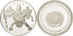 World Coins - France, Medal, Nations du Monde, Fidji, Politics, Society, War,