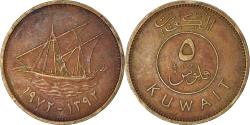 World Coins - Coin, Kuwait, 5 Fils, 1972