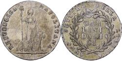World Coins - Neapolitan Republic, NAPLES, 12 Carlini, An VII (1799), Naples, Silver
