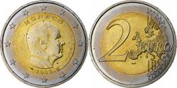 World Coins - Monaco, Albert II, 2 Euro, 2009, MDP, Bi-Metallic,
