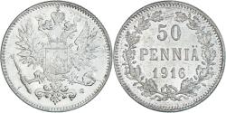 World Coins - Coin, Finland, Nicholas II, 50 Penniä, 1916, Helsinki, , Silver