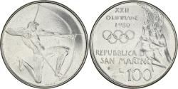World Coins - Coin, San Marino, 100 Lire, 1980, Rome, , Steel, KM:108