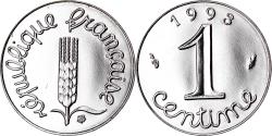 World Coins - Coin, France, Épi, Centime, 1993, Paris, Proof, , Stainless Steel