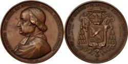 World Coins - France, Medal, Nicolas Théodore Olivier Eveque d'Evreux, 1860, Borrel