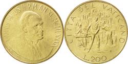 World Coins - Coin, VATICAN CITY, John Paul II, 200 Lire, 1989, , Aluminum-Bronze