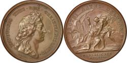World Coins - France, Medal, Siège et prise de Marsal, Louis XIV, History, 1663, Mauger