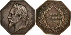 World Coins - France, Token, Conseil départemental de l'Instruction Publique, Napoléon III