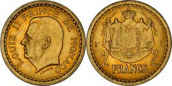 World Coins - Coin, Monaco, 2 Francs, 1943, Paris, , Cupro-Aluminium, Gadoury:134