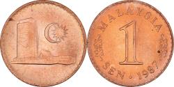 World Coins - Coin, Malaysia, Sen, 1987, , Copper Clad Steel, KM:1a