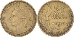 World Coins - Coin, France, Guiraud, 50 Francs, 1953, Beaumont - Le Roger,