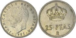 World Coins - Coin, Spain, Juan Carlos I, 25 Pesetas, 1982, , Copper-nickel, KM:824