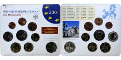 World Coins - GERMANY - FEDERAL REPUBLIC, Set 1 ct. - 2 Euro + 2€, Ludwigskirche, Coin card