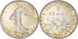 World Coins - France, Semeuse, Franc, 1920, Paris, , Silver, KM:844.1, Gadoury:467