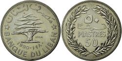 World Coins - Coin, Lebanon, 50 Piastres, 1980, , Nickel, KM:E14