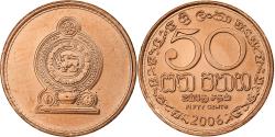World Coins - Sri Lanka, 50 Cents, 2006, Copper Plated Steel, , KM:135.2b