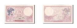 World Coins - Banknote, France, 5 Francs, 5 F 1917-1940 ''Violet'', 1939, 1939-10-05