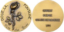 World Coins - France, Medal, Comité de la Rose, Doué-la-Fontaine, 1986, Bronze, Pichard