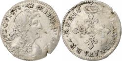 World Coins - France, Louis XIV, 4 Sols des Traitants, 1677, Paris, Silver,