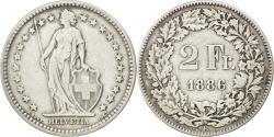 World Coins - Coin, Switzerland, 2 Francs, 1886, , Silver, KM:21
