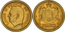 World Coins - Coin, Monaco, 2 Francs, 1943, Paris, , Cupro-Aluminium, Gadoury:134