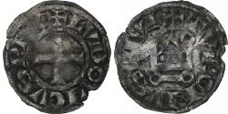 World Coins - France, Louis VIII-IX, Denier Tournois, 1223-1244, Billon,
