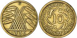 World Coins - Coin, GERMANY, WEIMAR REPUBLIC, 10 Reichspfennig, 1930