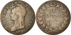 World Coins - Coin, France, Dupré, 5 Centimes, 1798, Strasbourg, , Bronze, KM:640.4
