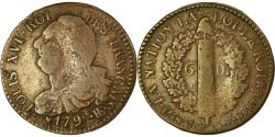 World Coins - Coin, France, 6 deniers français, 1792, Strasbourg, , KM 611