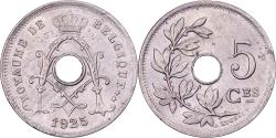 World Coins - Belgium, Albert I, 5 Centimes, 1925, Brussels, Copper-nickel, , KM:66