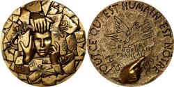 World Coins - France, Medal, French Fifth Republic, Politics, Society, War, , Bronze