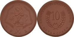 World Coins - Germany, Medal, 10 Mark, Reichsheimstättenbund Ostsachsen, 1921,