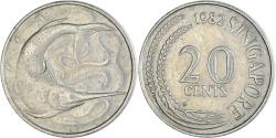 World Coins - Coin, Singapore, 20 Cents, 1982