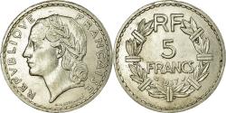 World Coins - Coin, France, Lavrillier, 5 Francs, 1937, , Nickel, Gadoury:760