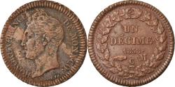 World Coins - Coin, Monaco, Honore V, Decime, 1838, Monaco, , Copper, KM:97.1
