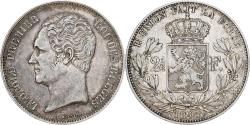 World Coins - France, Leopold I, 2 1/2 Francs, 1848, Brussels, Silver, , KM:11
