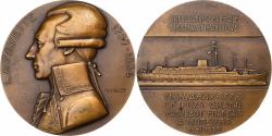 World Coins - France, Medal, Compagnie Générale Transatlantique, Paquebot Lafayette, 1930