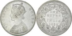 World Coins - Coin, INDIA-BRITISH, Victoria, Rupee, 1862, Bombay, , Silver, KM:473.1