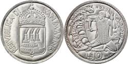 World Coins - Coin, San Marino, 10 Lire, 1973, , Aluminum, KM:25