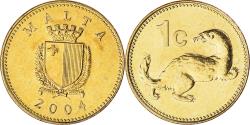 World Coins - Coin, Malta, Cent, 2004, , Nickel-brass, KM:93
