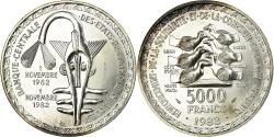 World Coins - Coin, West African States, 5000 Francs, 1982, ESSAI, , Silver, KM:E13