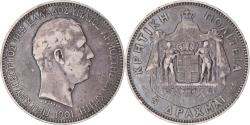 World Coins - Coin, Crete, Prince George, 5 Drachmai, 1901, Paris, , Silver, KM:9