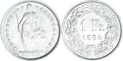 World Coins - Coin, Switzerland, Franc, 1964, Bern, , Silver, KM:24