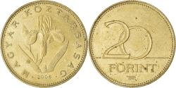 World Coins - Coin, Hungary, 20 Forint, 2006, Budapest, , Nickel-brass, KM:696