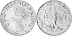 World Coins - Coin, VATICAN CITY, John Paul II, 10 Lire, 1982, Rome, , Aluminum