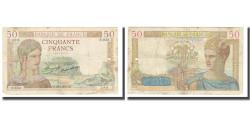 World Coins - France, 50 Francs, Cérès, 1935, P. Rousseau and R. Favre-Gilly, 1935-02-28