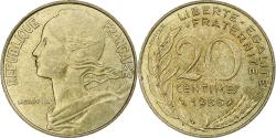 World Coins - France, 20 Centimes, Marianne, 1988, Pessac, Aluminum-Bronze, , KM:930