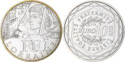 World Coins - France, 10 Euro, Lorraine, 2012, , Silver