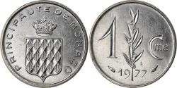 World Coins - Coin, Monaco, Rainier III, Centime, 1977, , Stainless Steel, KM:155