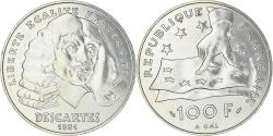 World Coins - Coin, France, Descartes, 100 Francs, 1991, , Silver, KM:996, Gadoury:906