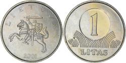 World Coins - Coin, Lithuania, Litas, 2001, , Copper-nickel, KM:111
